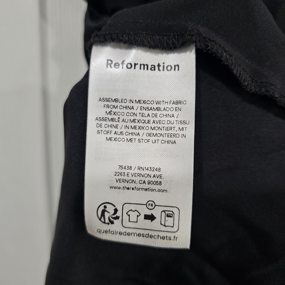 Reformation Cassette Silk Dress - Picture 8 of 8